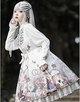 ゴスロリ ワンピース Amazon.co.jp: 【Sanjucos】 ゴスロリ 長袖 ワンピース フリル